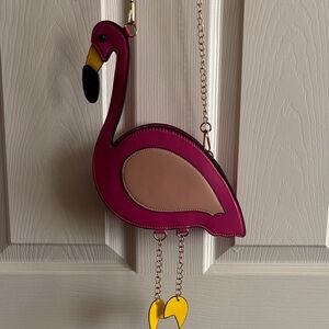 Pink Flamingo Crossbody Bag